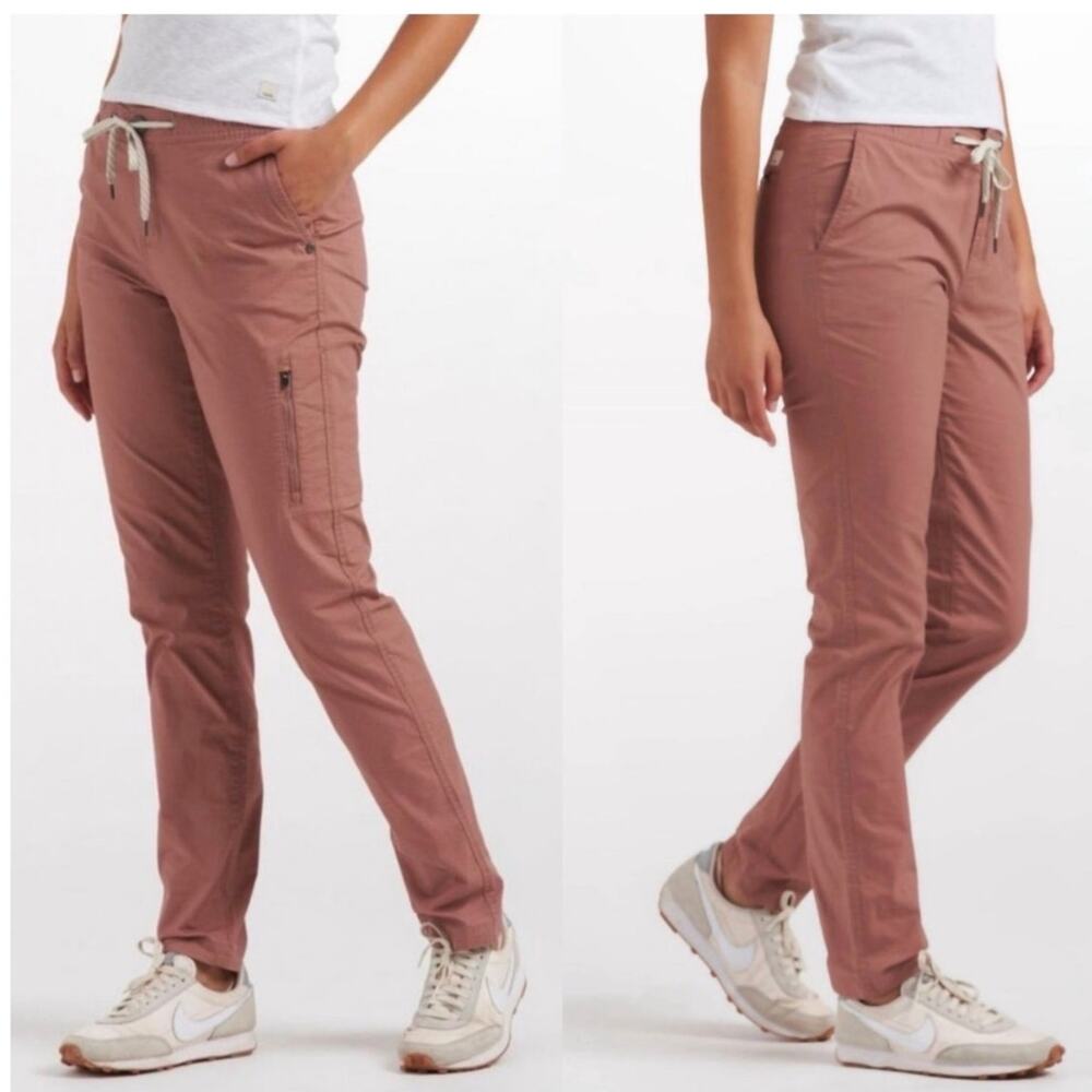 Vuori Ringstop Pants Light Terracotta Hiking Athleisure Size XS Like New Outdoor - Picture 2 of 10